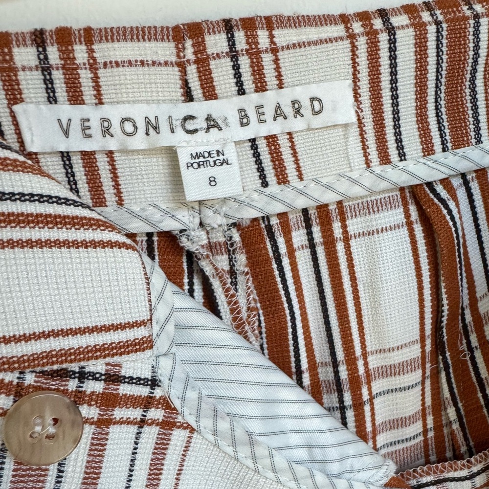 Veronica Beard Dova Plaid Wide Leg Pants - Picture 4 of 6